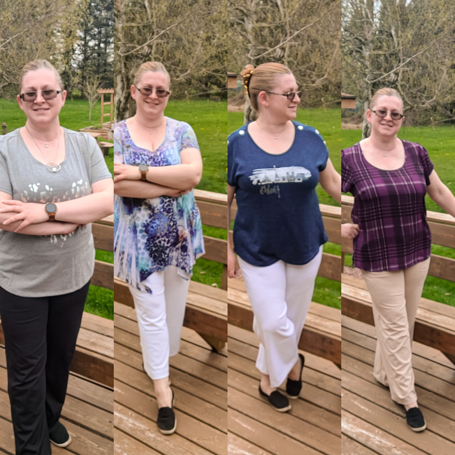 Collage of items worn