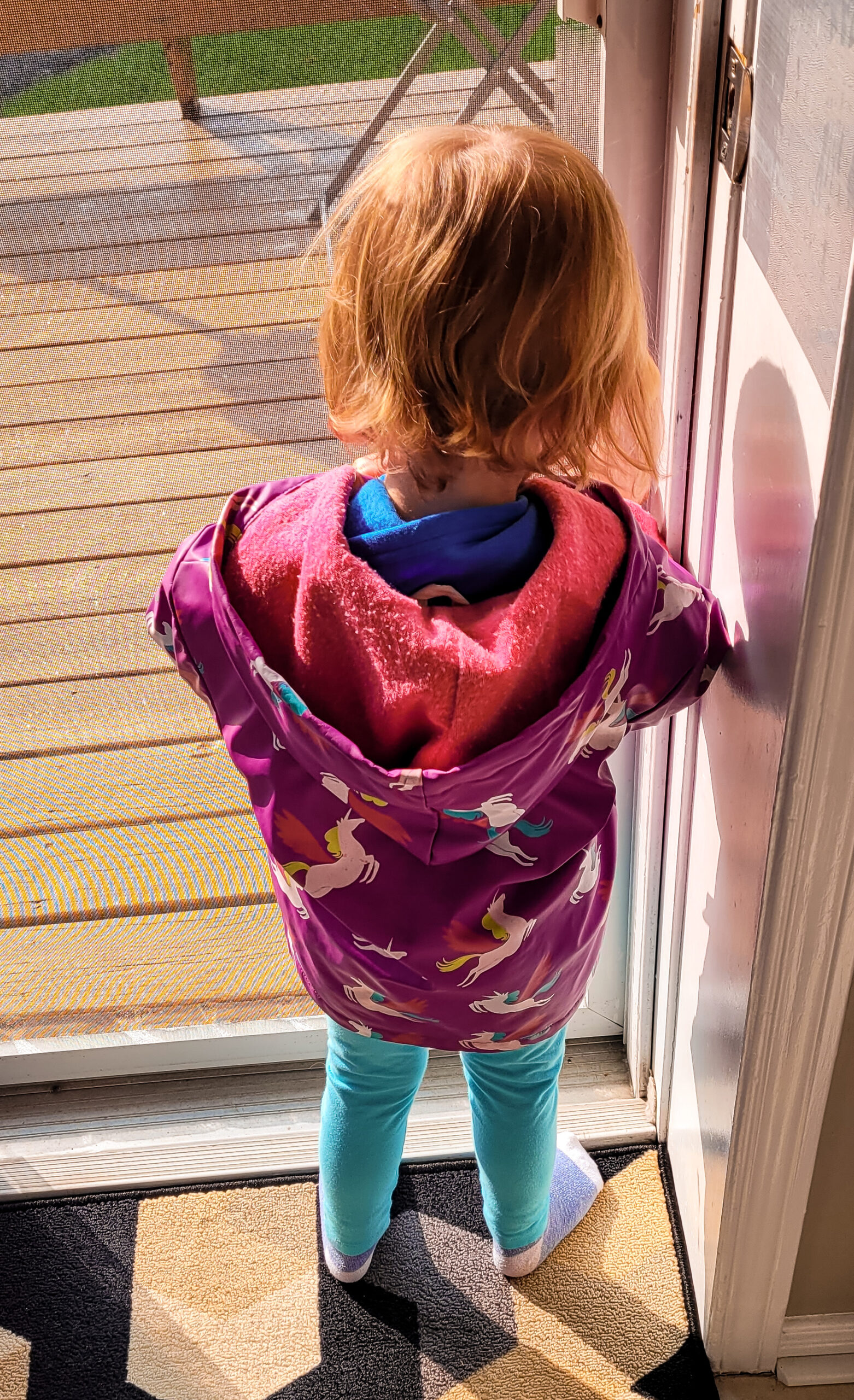 Daughter rain jacket