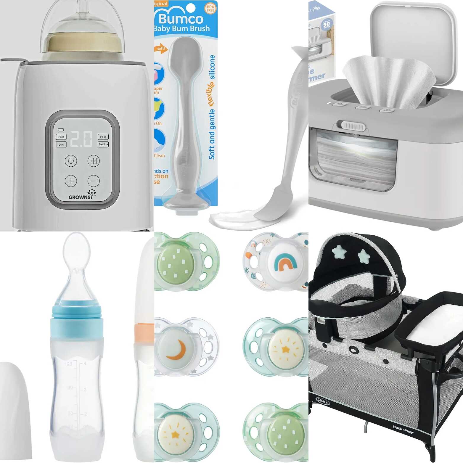 Collection of baby items