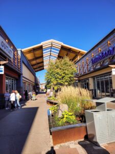 Tanger Outlet covered