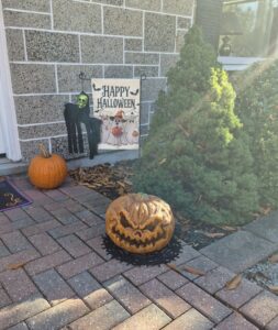 Front porch Halloween