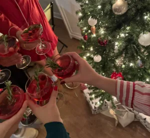 Christmas drink celebration