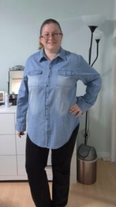 Chambray top outfit Chambray top outfit