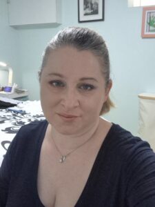 Makeup almost finished with mascara