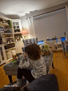 Daughter evening routine