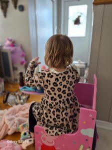 my daughter's leopard outfit