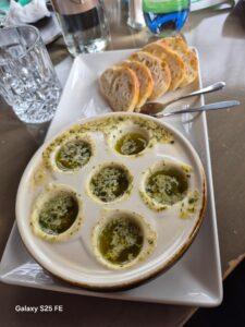Escargot dish