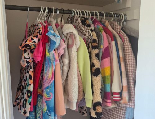 Spring reset of my daughters closet