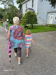 walking to school